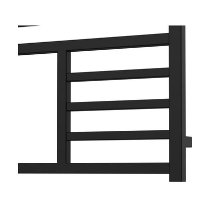 Asymmetrisk radiator GoodHome Arundel 100 x 50 cm mat-sort