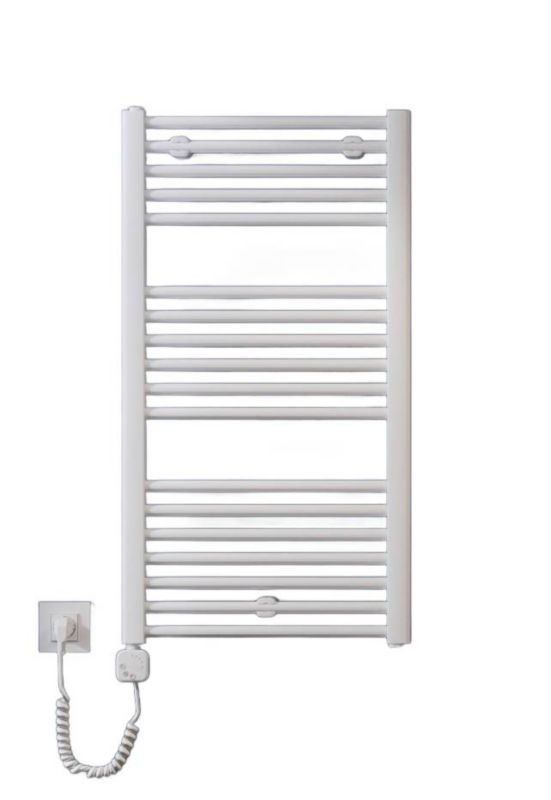 Elektrisk Håndklædetørrer 92,2x50 cm Hvid 400W