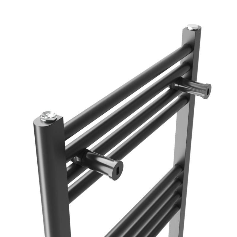 Håndklædetørrer Breno 60x150 cm Sort