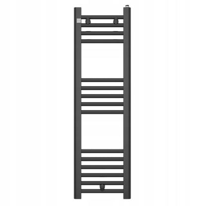 Håndklædetørrer Puerto 30x100 cm Sort Stål