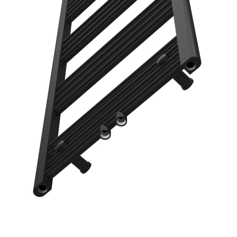 Håndklædetørrer Raven 80x30 cm Sort Stål