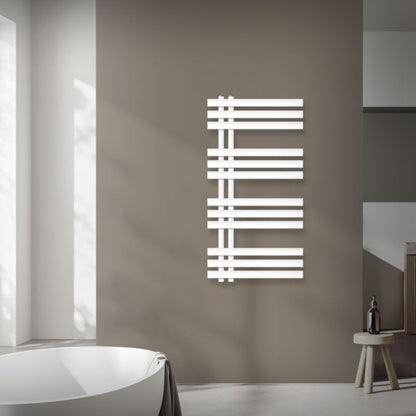 Håndklædetørrer 50x100 cm Hvid med 300 W Varmelegeme