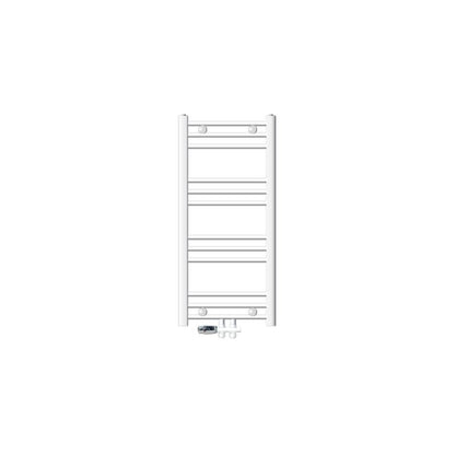 Håndklædetørrer 40x80 cm Hvid Lige med Termostat