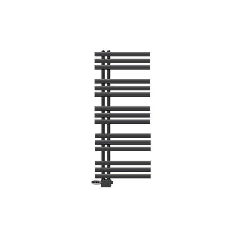 Håndklædetørrer 50x120 cm Antracit med Termostat