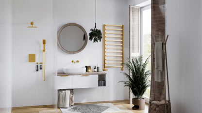 Håndklædetørrer AURUM UNO 110x53 cm Guld 275W