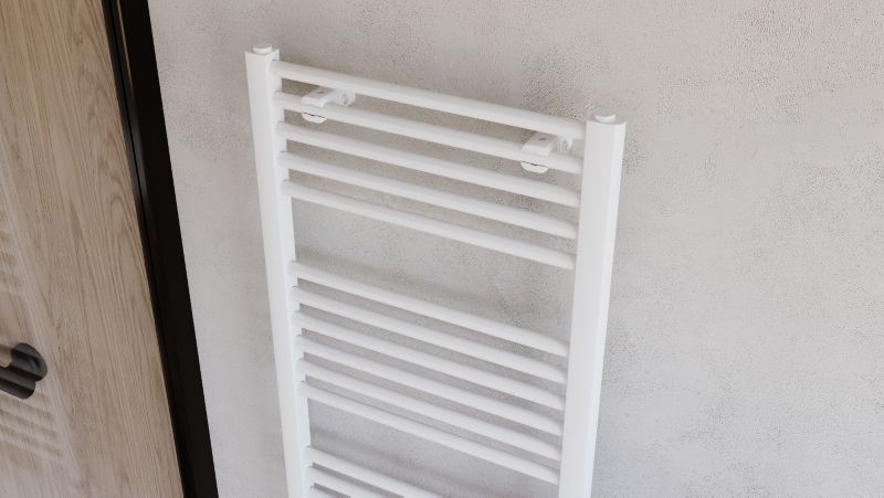 Håndklædetørrer Basic G 151x60 cm Hvid 794W