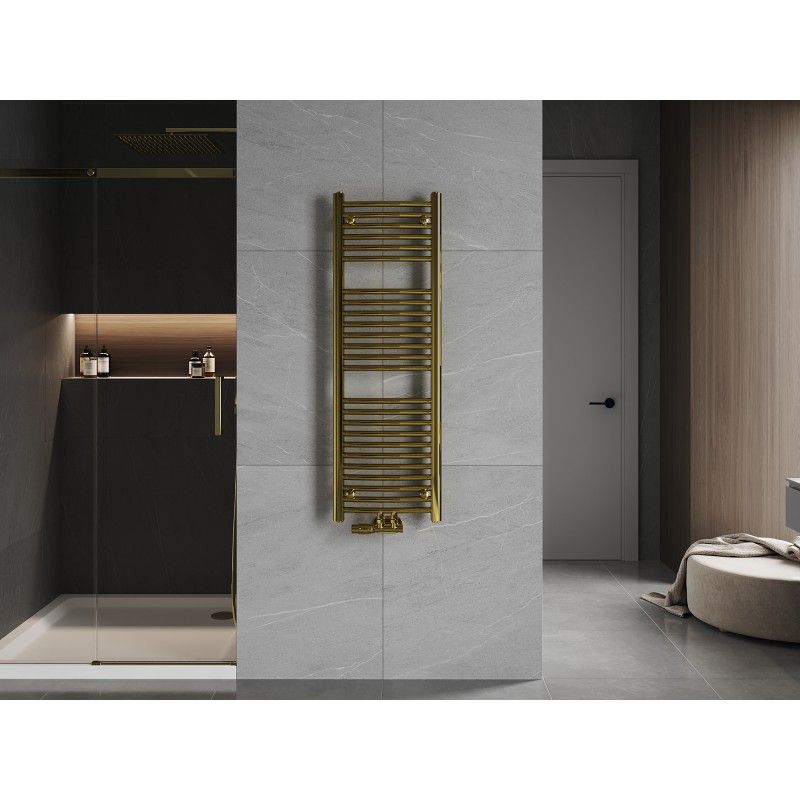 Mexen Ares badeværelsesradiator 1200x400 i guld