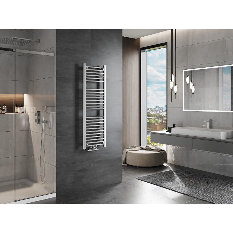 Mexen badeværelsesradiator 1200x400 Mars krom