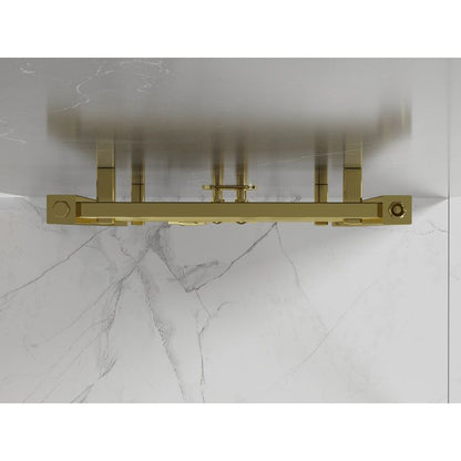 Mexen Pluton badeværelsesradiator 1200x500 i guld