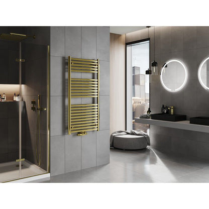 Mexen Hades badeværelsesradiator 1200x600 guldfarvet