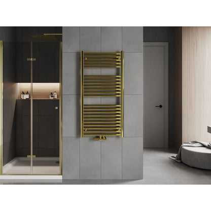 Mexen Hades badeværelsesradiator 1200x600 guldfarvet