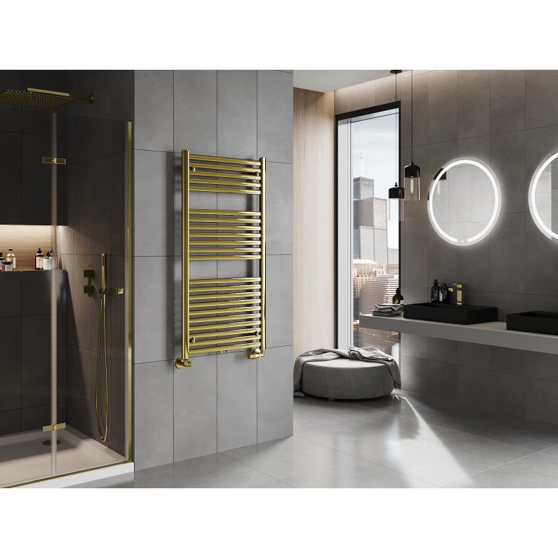 Mexen Hades badeværelsesradiator 1200x600 guldfarvet