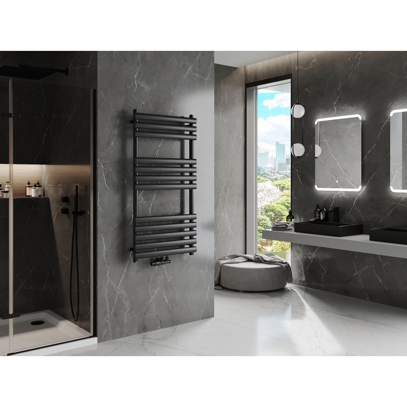 Mexen Jowisz badeværelsesradiator 1200x600 mat-sort