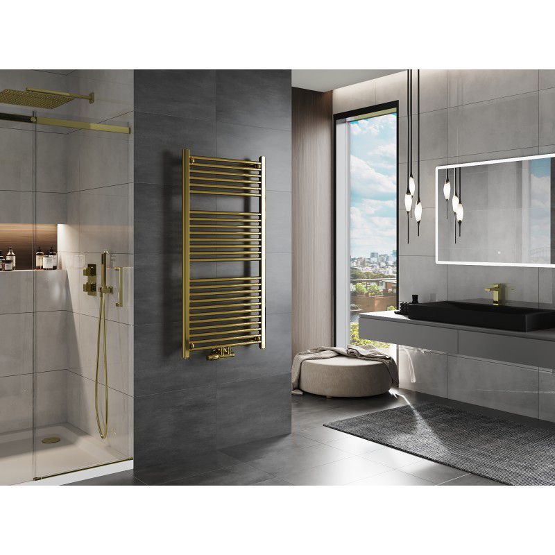 Mexen badeværelsesradiator 1200x600 Mars guldfinish