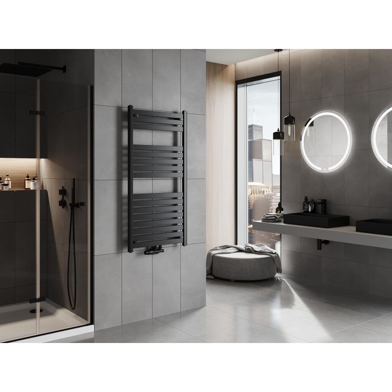Mexen 1200x600 Uran badeværelsesradiator i mat-sort