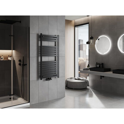 Mexen 1200x600 Uran badeværelsesradiator i mat-sort