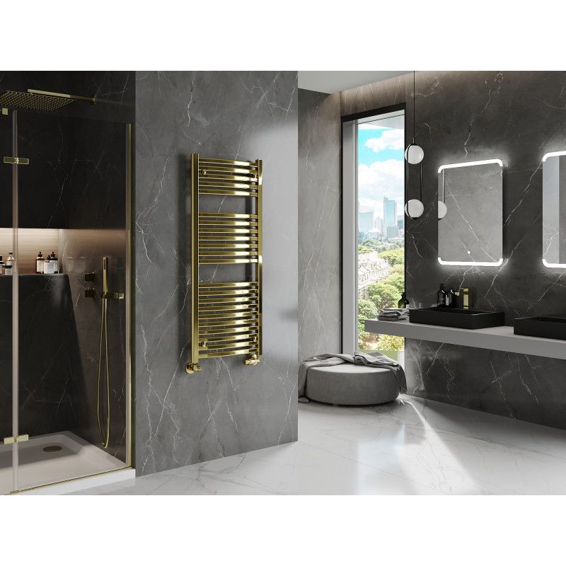 Mexen Helios badeværelsesradiator 120x50 i guld