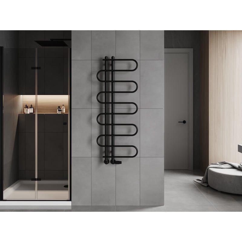 Mexen Kiso badeværelsesradiator 1250x500 mat-sort