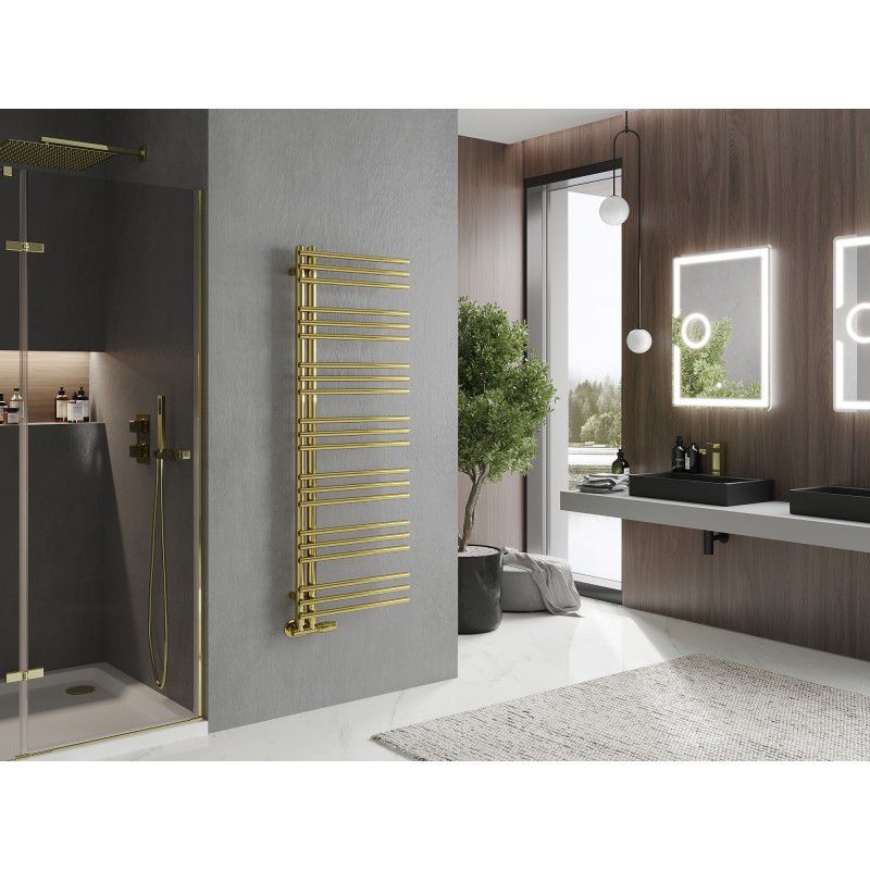 Mexen Neptun badeværelsesradiator 1400x500 i guld