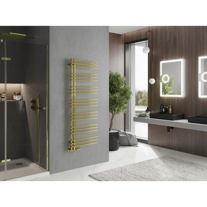 Mexen Neptun badeværelsesradiator 1400x500 i guld