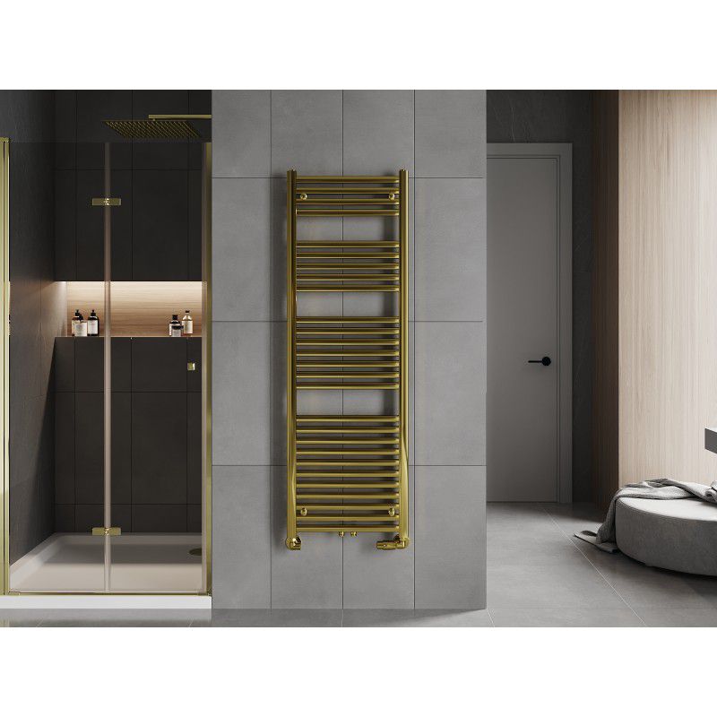 Mexen Hades badeværelsesradiator 1500x500 guldfarvet