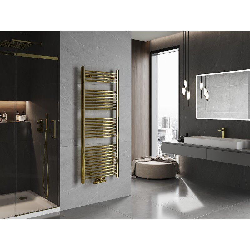 Mexen Ares badeværelsesradiator 1500x600 i guld