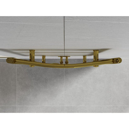 Mexen Ares badeværelsesradiator 1500x600 i guld