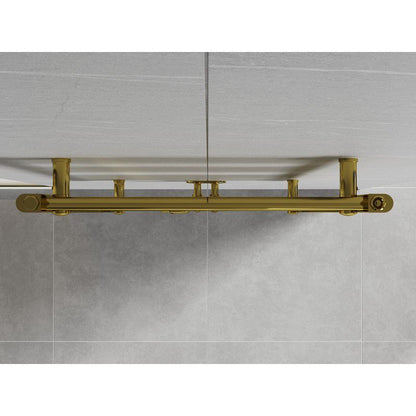 Mexen badeværelsesradiator 1500x600 Mars guldfarvet