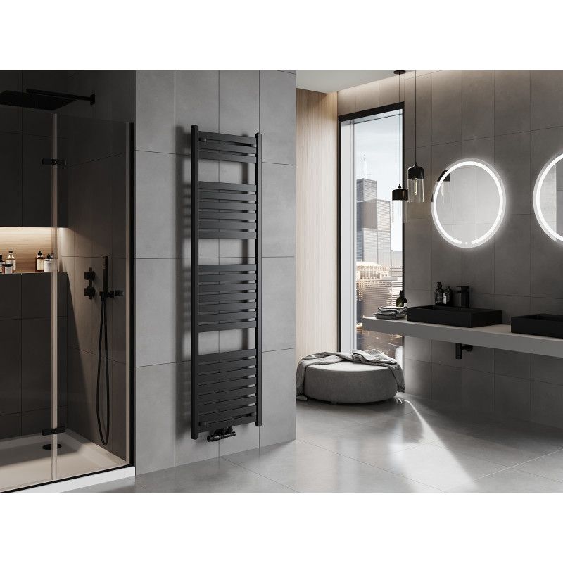 Mexen 1800x500 Uran badeværelsesradiator i mat-sort