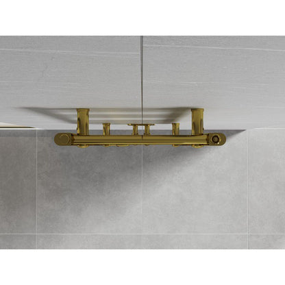 Mexen badeværelsesradiator 500x400 Mars guld