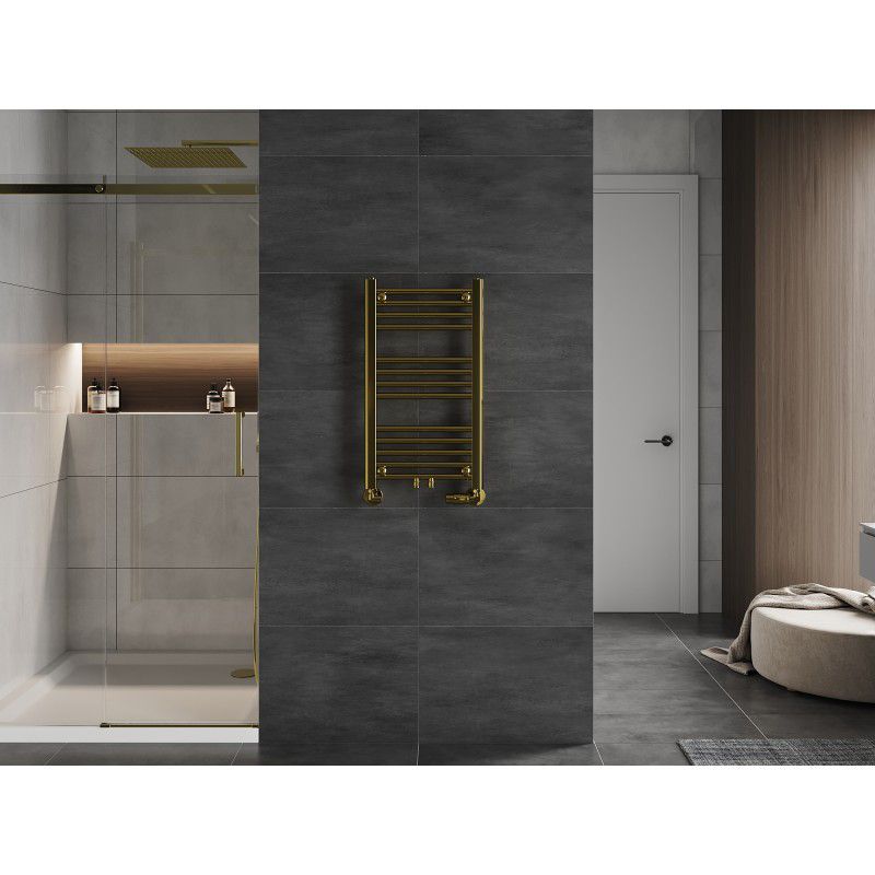 Mexen badeværelsesradiator 700x400 Mars guldfinish