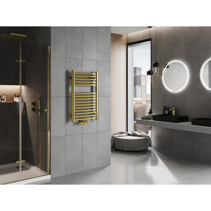 Mexen Hades badeværelsesradiator 800x500 i guld