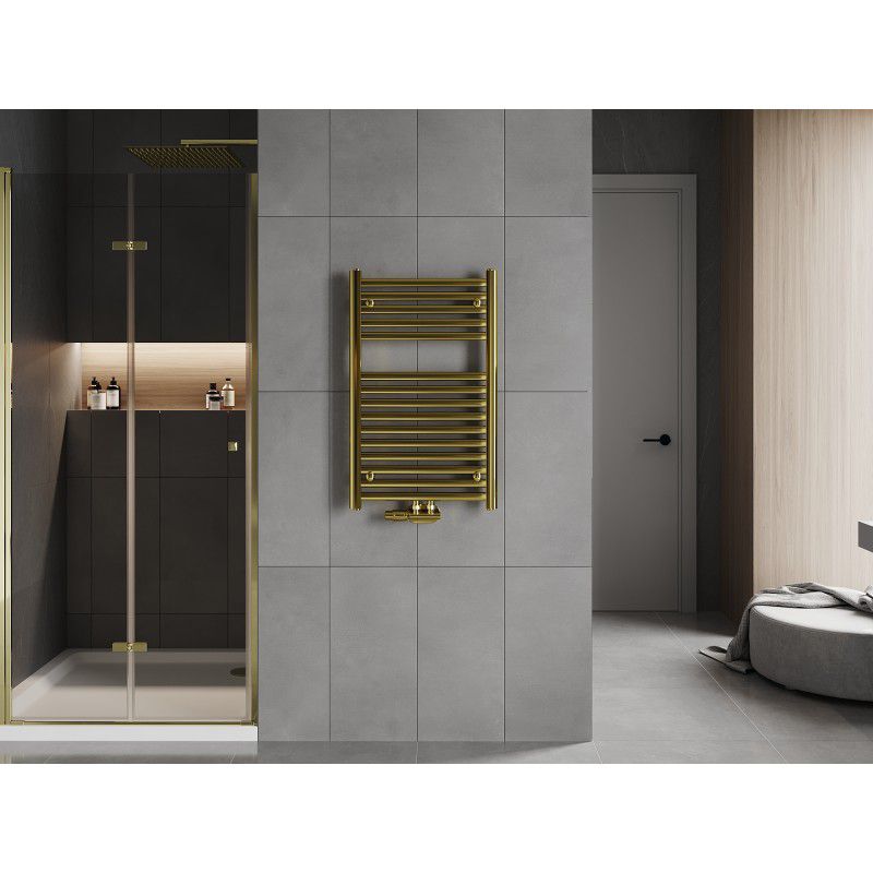 Mexen Hades badeværelsesradiator 800x500 i guld