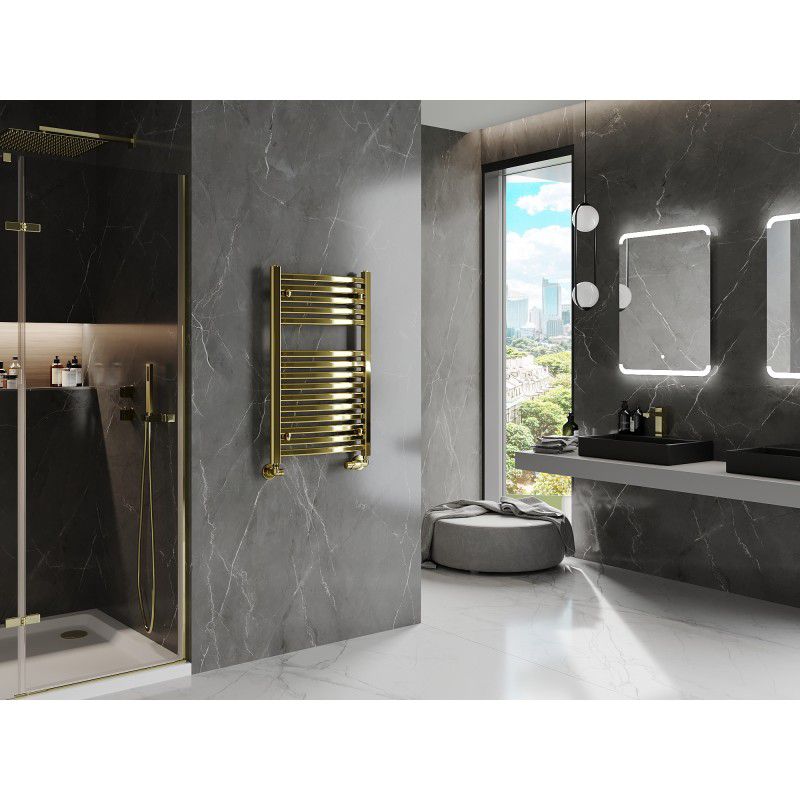 Mexen Helios badeværelsesradiator 800x500 guldfinish