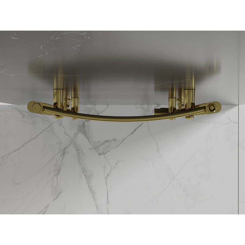 Mexen Helios badeværelsesradiator 800x500 guldfinish