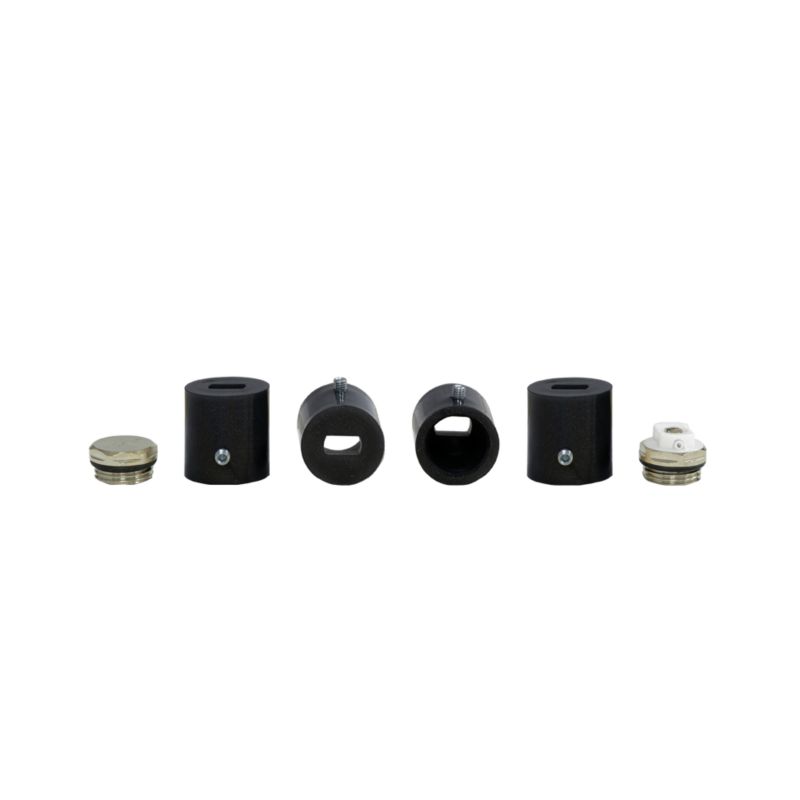 Håndklædetørrer Encanto 45x70 cm Sort Mat
