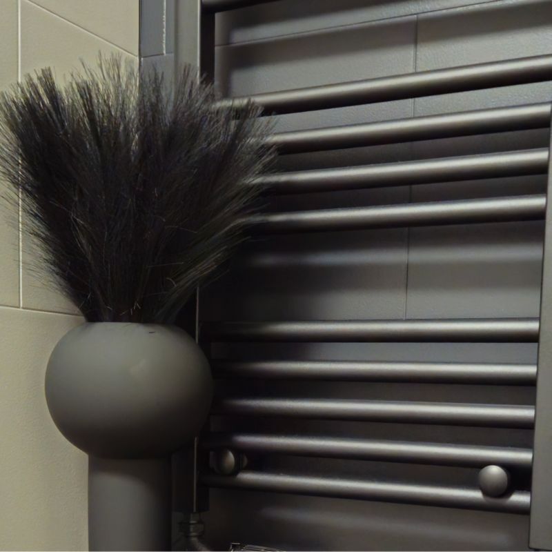 Håndklædetørrer Encanto 45x70 cm Sort Mat