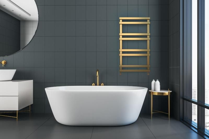 Håndklædetørrer Ventana 50x90 cm Guld