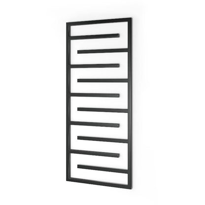 Håndklædetørrer Contorno 60x138 cm Sort Mat