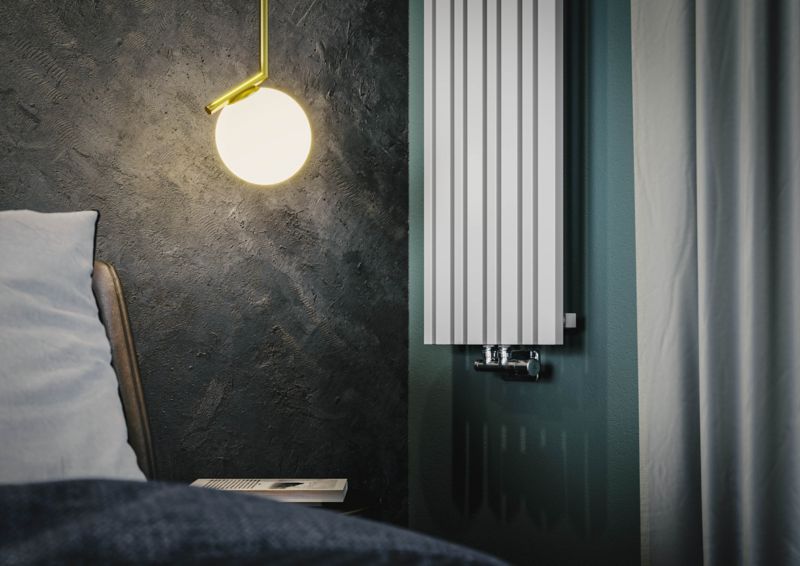 Dekorativ radiator Edit 160 x 43 cm hvid