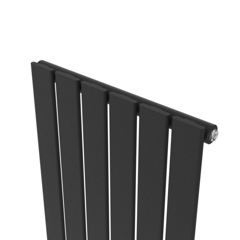 Dekorativ radiator Faringdon 180 x 45,2 cm mat-sort