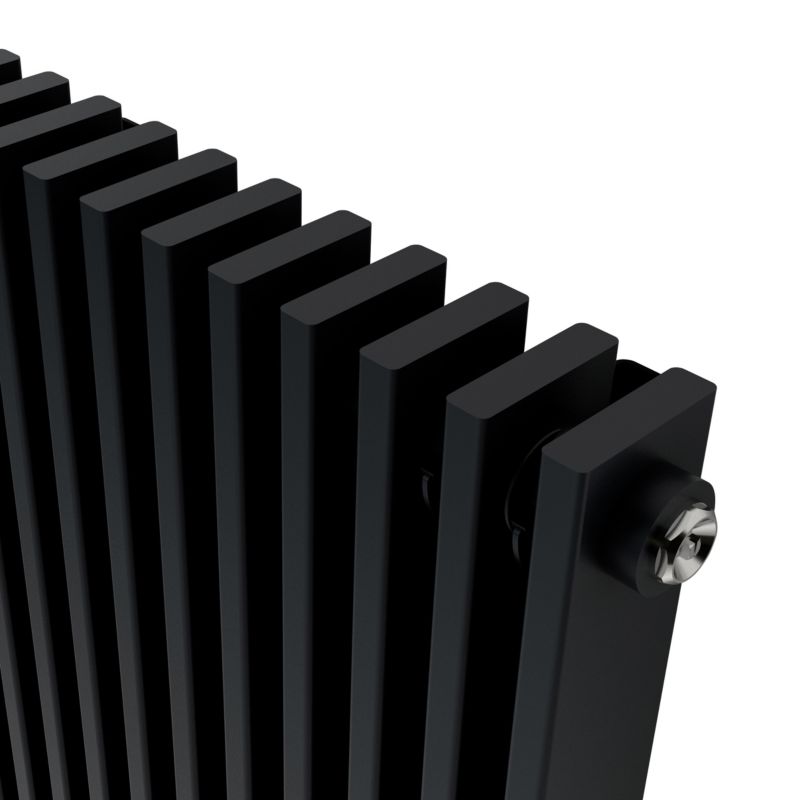 Dekorativ radiator GoodHome Kensal 180 x 50 cm antracit