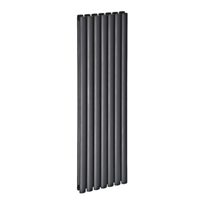 Dekorativ radiator Luxrad Oval dobbelt 170 x 41 cm antracit