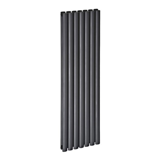 Dekorativ radiator Luxrad Oval dobbelt 170 x 41 cm antracit