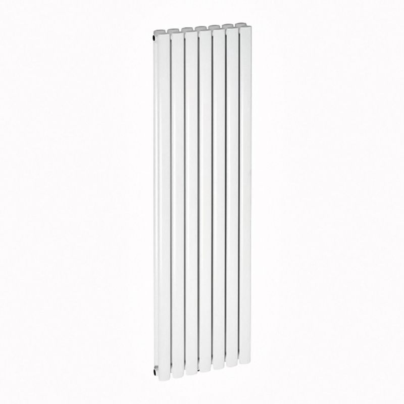 Luxrad Oval dobbeltradiator 170 x 41 cm hvid