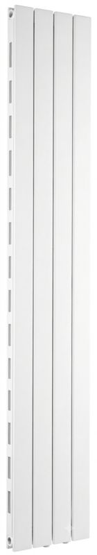 Designerradiator Vertirad Dobbelt 165x29,5 cm Hvid