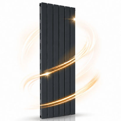 Designerradiator Dobbelt 165x44,5 cm Grafit 1196W
