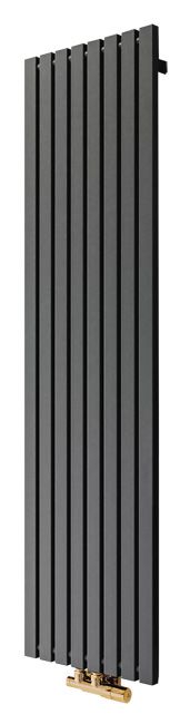 Dekorativ radiator Terma Nodi 160 x 39 cm antracit