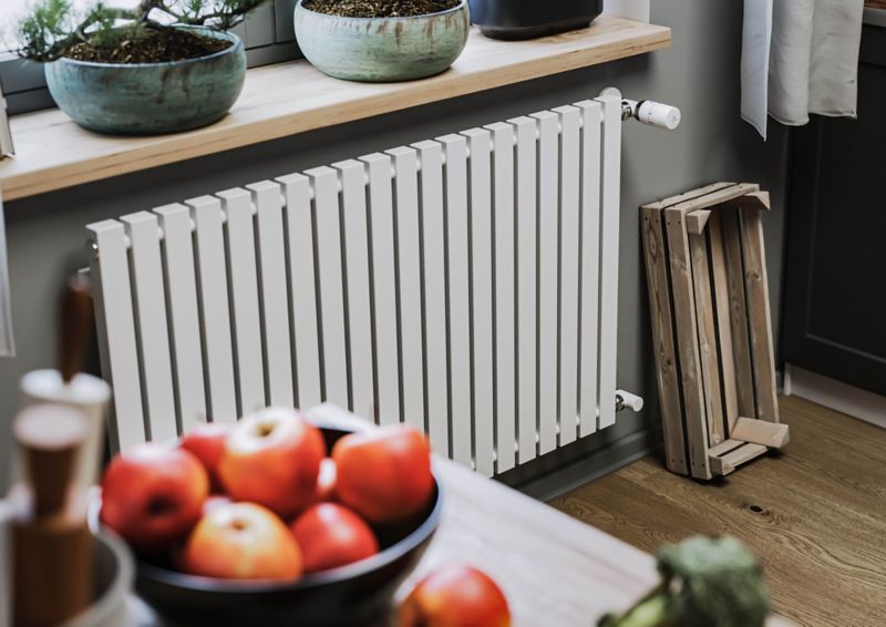Dekorativ radiator Terma Nodi 60 x 99 cm hvid