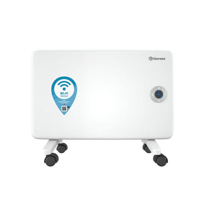 El-Radiator Konvektor Frame Wi-Fi Væg/Gulv Hvid